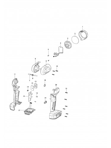 Vue éclatée Makita ML001G#01