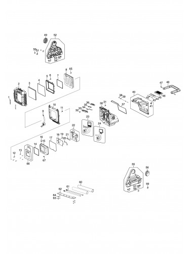 Vue éclatée Makita ML005G#01