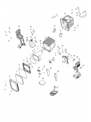 Vue éclatée Makita ML007G#01