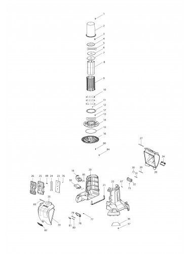 Vue éclatée Makita ML010G#01