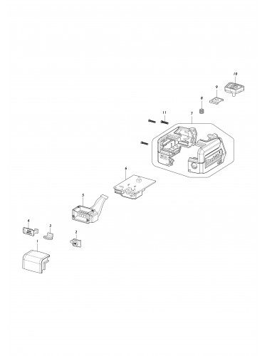 Vue éclatée Makita ML107#01