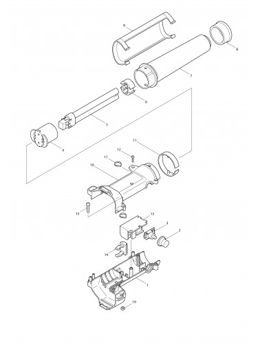 Vue éclatée Makita ML122#01