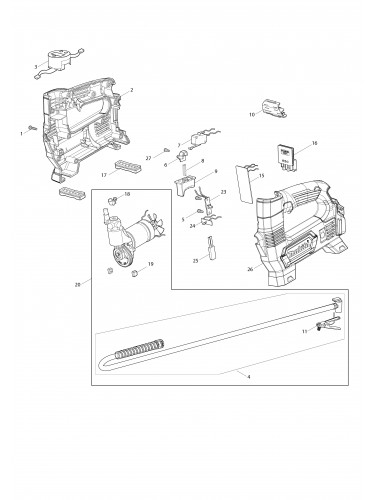 Vue éclatée Makita MP100D#01