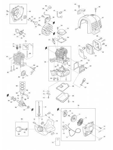Vue éclatée Makita MP335.4#01