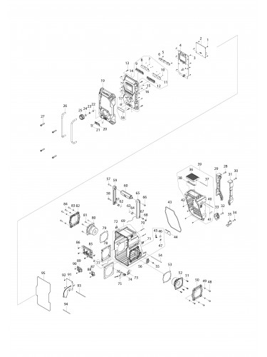 Vue éclatée Makita MR001G#01