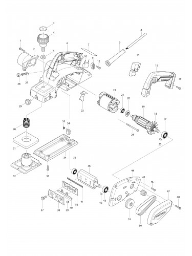 Vue éclatée Makita MT191#01
