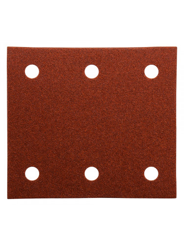 Feuilles rectangulaires abrasives 114x102 mm - 3 + 3 trous - Auto-agrippant Makita