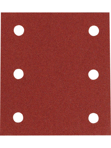 Feuilles rectangulaires abrasives 114x102 mm - 3 + 3 trous - Auto-agrippant Makita