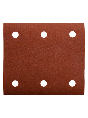 Feuilles rectangulaires abrasives 114x102 mm - 3 + 3 trous - Auto-agrippant Makita