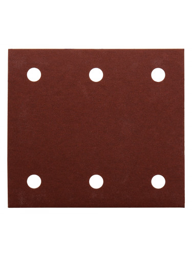 Feuilles rectangulaires abrasives 114x102 mm - 3 + 3 trous - Auto-agrippant Makita