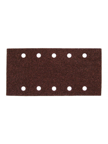 Feuilles rectangulaires abrasives 115x229 mm - 5 + 5 trous - Auto-agrippant Makita