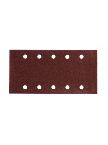 Feuilles rectangulaires abrasives 115x229 mm - 5 + 5 trous - Auto-agrippant Makita