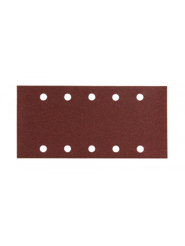 Feuilles rectangulaires abrasives 115x229 mm - 5 + 5 trous - Auto-agrippant Makita