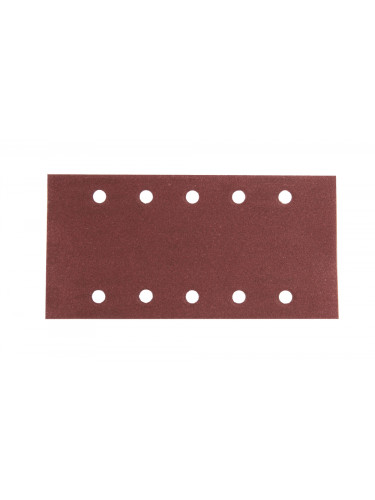 Feuilles rectangulaires abrasives 115x229 mm - 5 + 5 trous - Auto-agrippant Makita