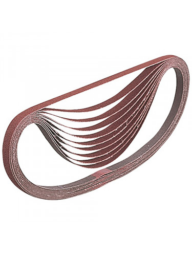 Bandes abrasives 9x533 mm pour bois métal Makita