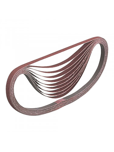 Bandes abrasives 13x533 mm pour bois métal (qualité standard) Makita