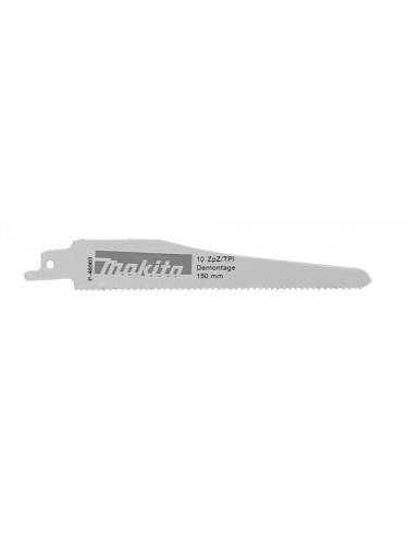 Lames Bi-Métal épaisses pour coupe droite acier et bois avec reste métal (Démontage et secours) Makita