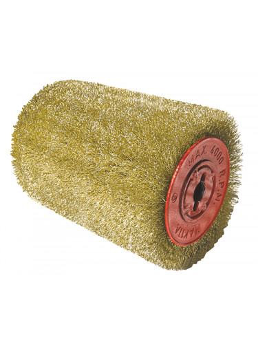 Brosses fil d'acier laitonné Makita