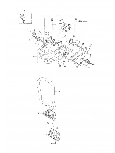 Vue éclatée Makita PC8216#01