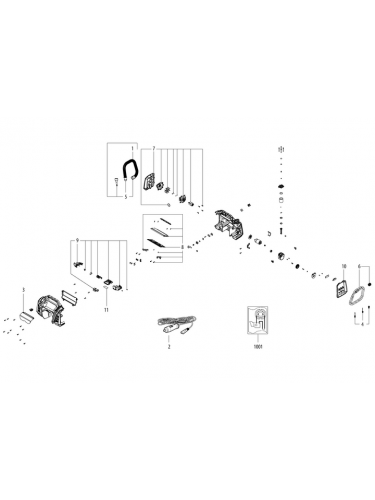 Vue éclatée METABO 00794000#01