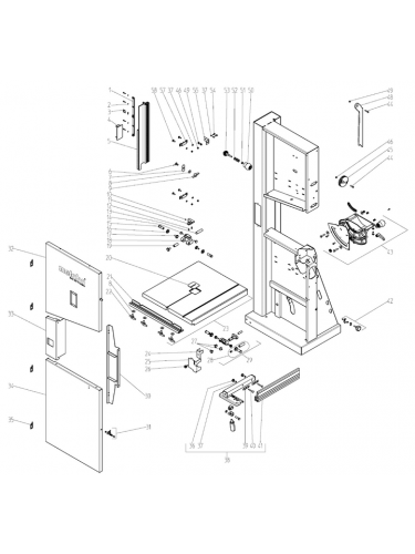 Vue éclatée METABO 05053000#01