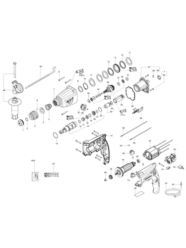 Vue éclatée METABO 21036000#01