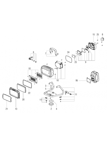 Vue éclatée METABO 02111001#01