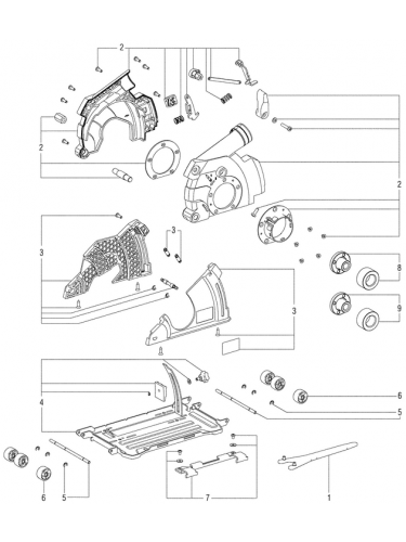 Vue éclatée METABO 26731000#01