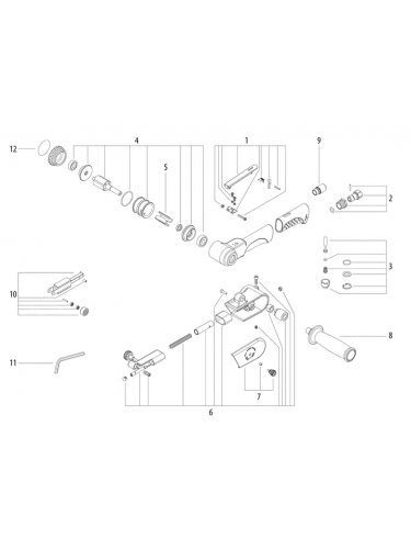 Vue éclatée METABO 01559000#01