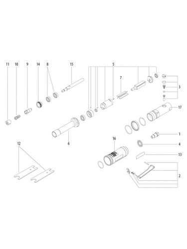Vue éclatée METABO 01555000#01