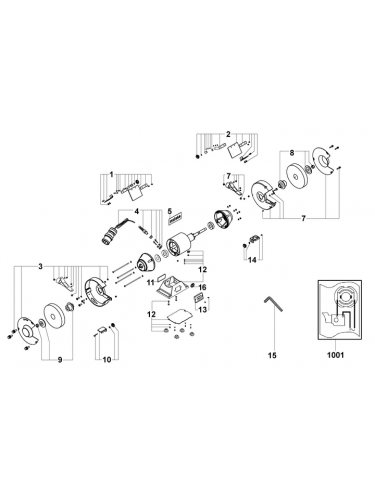 Vue éclatée METABO 19201000#01