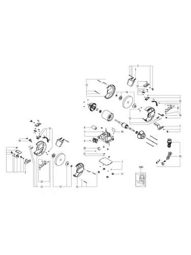 Vue éclatée METABO 04210000#01