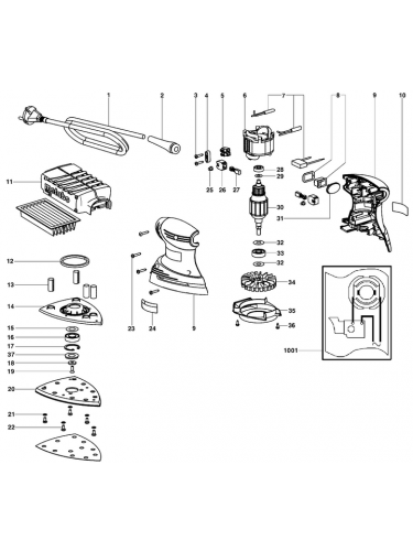 Vue éclatée METABO 00065000#01