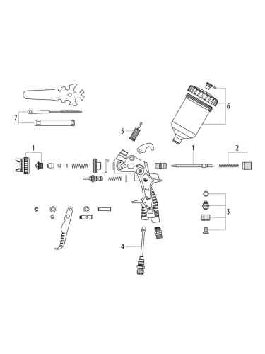 Vue éclatée METABO 01577000#01