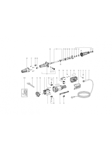 Vue éclatée METABO 00616180#01