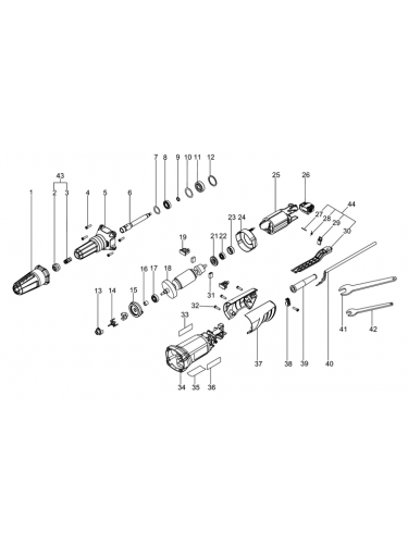 Vue éclatée METABO 00453000#01