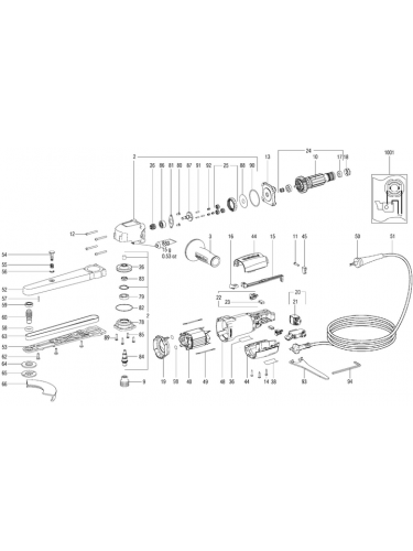 Vue éclatée METABO 02265000#01