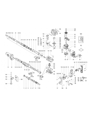 Vue éclatée METABO 00770180#01