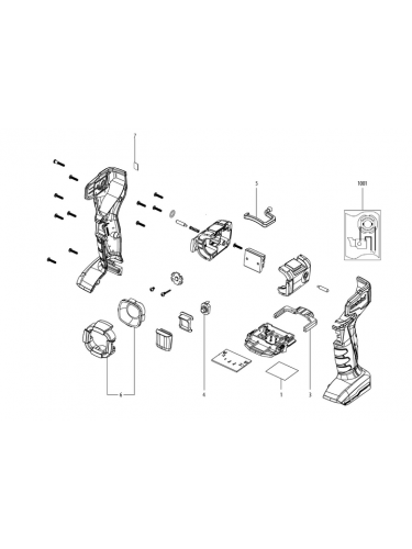 Vue éclatée METABO 00788000#01