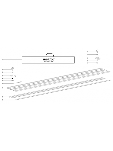 Vue éclatée METABO 31213000#01