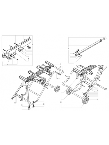 Vue éclatée METABO 29007000#01