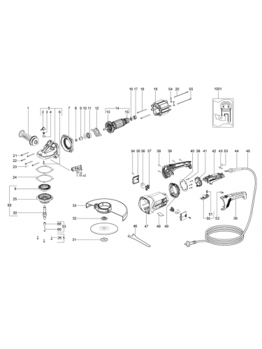 Vue éclatée METABO 06473260#01