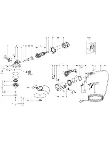 Vue éclatée METABO 06471000#01