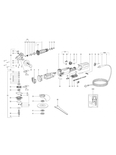 Vue éclatée METABO 00562181#01