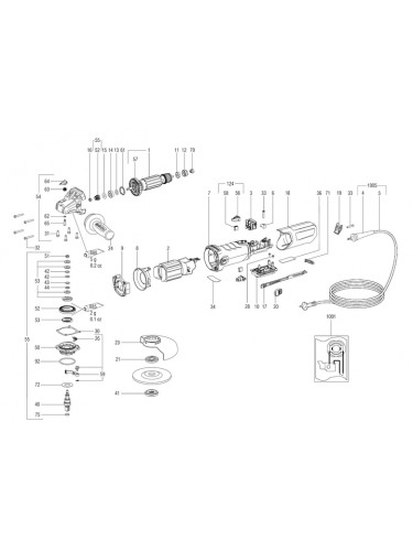 Vue éclatée METABO 00472181#01