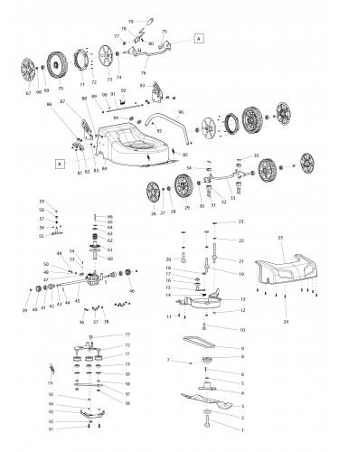 Vue éclatée Makita PLM4622N#01
