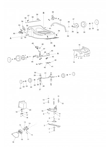 Vue éclatée Makita PLM4627N#01