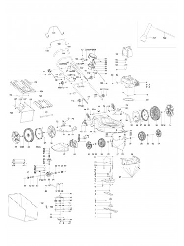 Vue éclatée Makita PLM5102#01