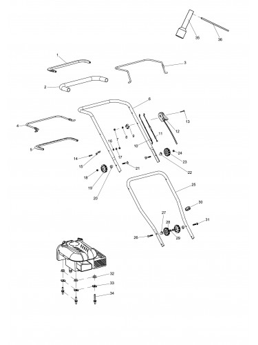 Vue éclatée Makita PLM5121N2#01