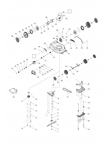 Vue éclatée Makita PM4602S3C#01